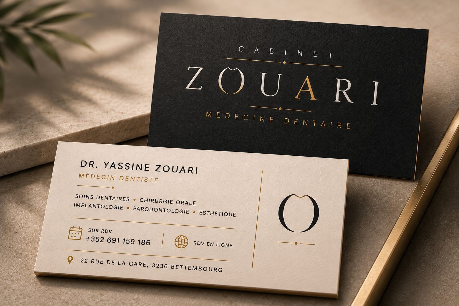 Visitenkarte des Cabinet ZOUARI