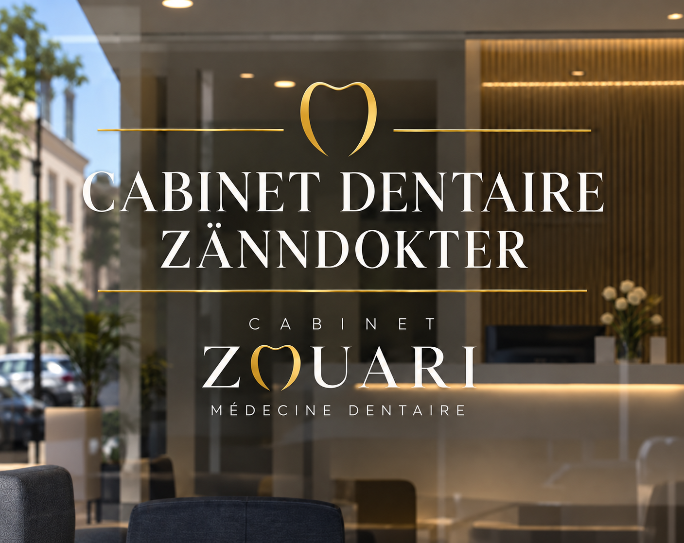 Fenster des Cabinet ZOUARI in Bettemburg